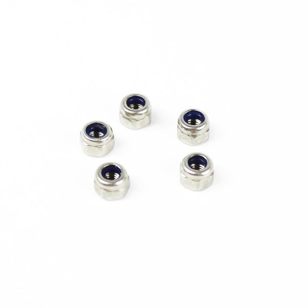 Paslanmaz Çelik Kilitli Somun 3 mm 5 Adet, Haoye HY017-04002