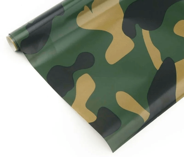 Model Uçak Kaplama Filmi Kamuflaj Yeşil 64x100 cm., Haoye WG044-00501