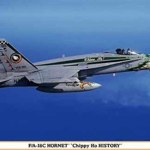 1/72 F/A-18C Hornet (Chippy Ho History) 3 Kits in One Box Savaş Uçağı Maketi, Hasegawa 00909