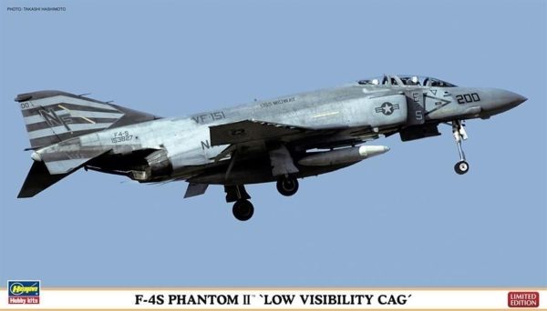 1/72 F-4S Phantom II Low Visivility Cag Savaş Uçağı Maketi, Hasegawa 01956