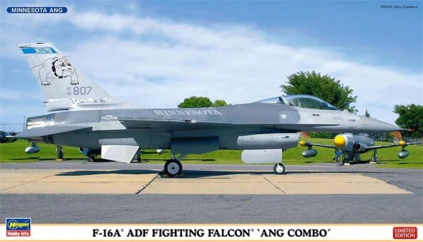 1/72 F-16A Fighting Falcon ANG COMBO Savaş Uçağı Maketi, Hasegawa 01962
