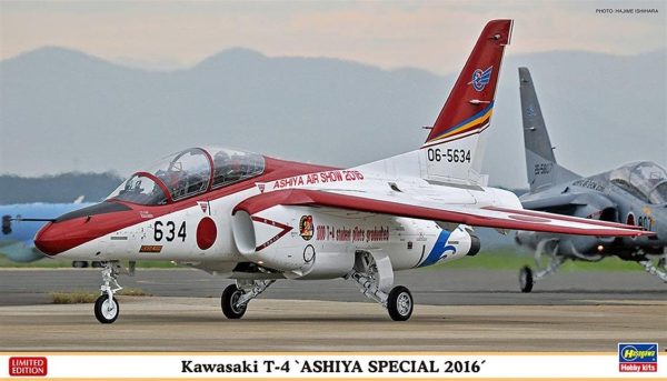 1/72 Kawasaki T-4 (Ashiya Special 2016) (Two kits in the box) Savaş Uçağı Maketi, Hasegawa 02224