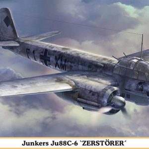 1/72 Junkers Ju88C-6 Zerstörer Savaş Uçağı Maketi, Hasegawa 02245