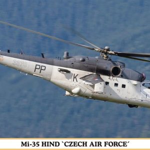 1/72 Mi-35 Hind Czech Air Force Helikopter Maketi, Hasegawa 02247