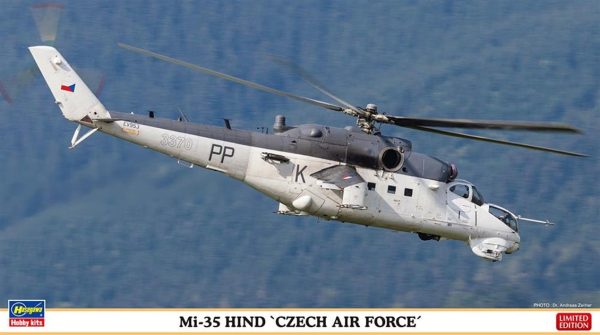 1/72 Mi-35 Hind Czech Air Force Helikopter Maketi, Hasegawa 02247
