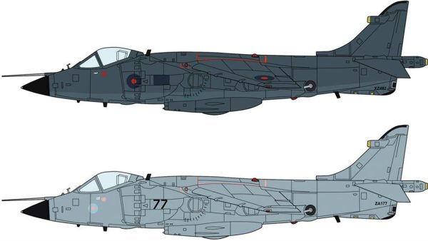 1/72 Sea Harrier FRS Mk.1 (Falklands Part 2) (Two kits in the box) Savaş Uçağı Maketi, Hasegawa 02253 - Görsel 2