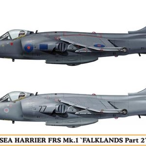 1/72 Sea Harrier FRS Mk.1 (Falklands Part 2) (Two kits in the box) Savaş Uçağı Maketi, Hasegawa 02253