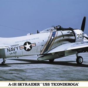 1/72 A-1H Skyraider (USS Ticonderoga) Savaş Uçağı Maketi, Hasegawa 02262