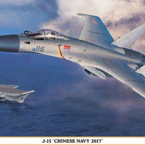 1/72 J-15 (Chinese Navy 2017) Savaş Uçağı Maketi, Hasegawa 02264