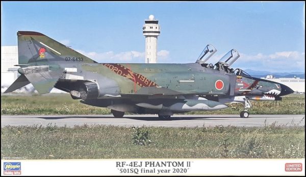 1/72 RF-4EJ (501.sq final year) Savaş Uçağı Maketi, Hasegawa 02322