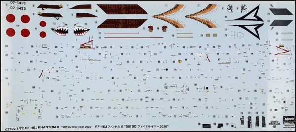 1/72 RF-4EJ (501.sq final year) Savaş Uçağı Maketi, Hasegawa 02322 - Görsel 3