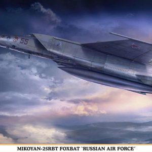 1/48 Mikoyan-25RBT Foxbat (Rus Hava Kuvvetleri) Savaş Uçağı Maketi, Hasegawa 07462