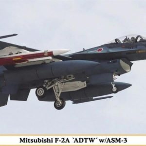1/48 mitsubishi f-2a adtw w/ASM-3 Savaş uçağı Maketi, Hasegawa 07465