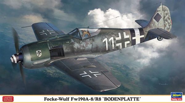 1/48 Focke-Wulf Fw190A-8/R8 Savaş Uçağı Maketi, Hasegawa 07470