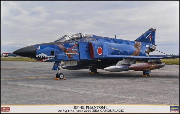 1/48 RF-4E (501.sq Final Year) Savaş Uçağı Maketi, Hasegawa 07483