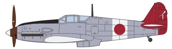 1/32 Kawasaki KI61-I Otsu Hien (Tony) Shinte Savaş Uçağı Maketi, Hasegawa 08212 - Görsel 2