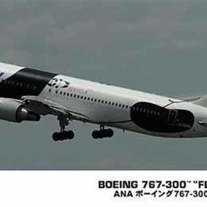1/200 Boeing 767-300 ANA Fly Panda Yolcu Uçağı Maketi, Hasegawa 10682