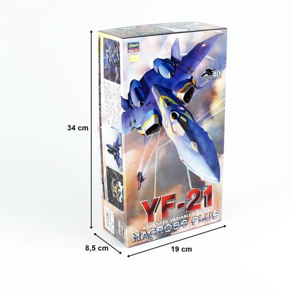 1/72 YF-21 Macross-Robotech TV Serisi Bilim Kurgu Maketi, Hasegawa 65711 - Görsel 5