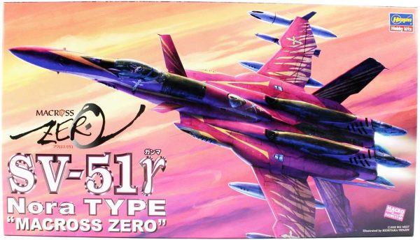 1/72 SV-51 ? Nora Type (Macross Zero) Macross-Robotech TV Serisi Bilim Kurgu Maketi, Hasegawa 65716