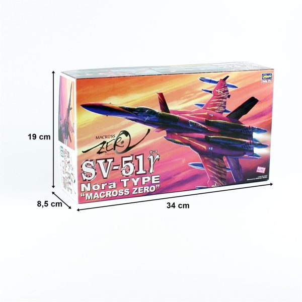 1/72 SV-51 ? Nora Type (Macross Zero) Macross-Robotech TV Serisi Bilim Kurgu Maketi, Hasegawa 65716 - Görsel 5