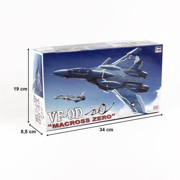 1/72 VF-0D (Macross Zero) Macross-Robotech TV Serisi Bilim Kurgu Maketi, Hasegawa 65718 - Görsel 5
