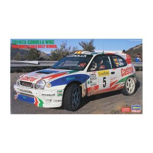 1/24 Toyota Corolla WRC 1998 Monte Carlo Ralli Şampiyonu Yarış Aracı Maketi, Hasegawa 20266