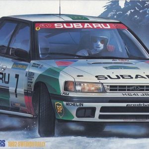1/24 Subaru Legacy RS 1992 İsveç Rallisi Yarış Aracı Maketi, Hasegawa 20290