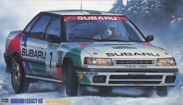 1/24 Subaru Legacy RS 1992 İsveç Rallisi Yarış Aracı Maketi, Hasegawa 20290
