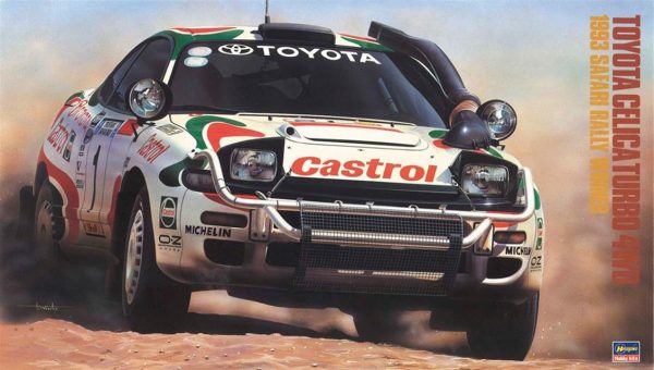 1/24 Toyota Celica Turbo 4WD 1993 Safari Ralli Şampiyonu Yarış Aracı Maketi, Hasegawa 20309