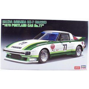 1/24 Mazda Savanna RX-7 (SA22C) (1979 Portland Car No.77) Yarış Aracı Maketi, Hasegawa 20661
