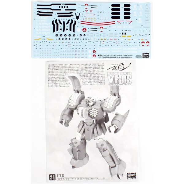 1/72 Reactive Armored vf-0s (Macross Zero) Macross-Robotech TV Serisi Bilim Kurgu Maketi, Hasegawa 65721 - Görsel 4