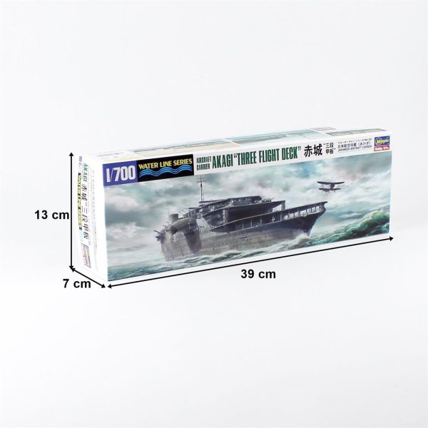 1/700 Akagi 3 Uçuş Güverteli Uçak Gemisi Maketi, Hasegawa 49220 - Görsel 5