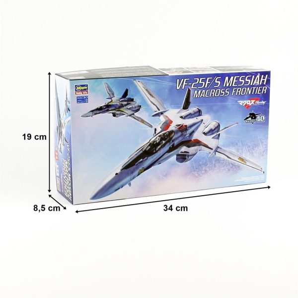 1/72 VF-25F/S Messiah Macross Frontier Macross-Robotech TV Serisi Bilim Kurgu Maketi, Hasegawa 65724 - Görsel 5