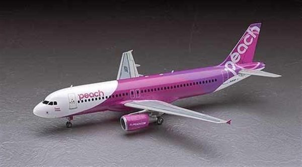 1/200 Airbus A320 Peach Aviation Yolcu Uçağı Maketi, Hasegawa 10741 - Görsel 2