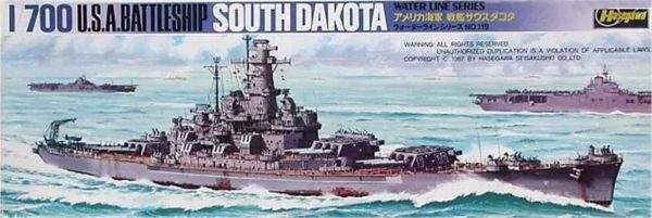1/700 ABD South Dakota Savaş Gemisi Maketi, Hasegawa 49607