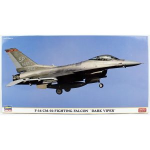 1/48 F-16CM-50 Fighting Falcon (Dark Viper) Savaş Uçağı Maketi, Hasegawa 07522