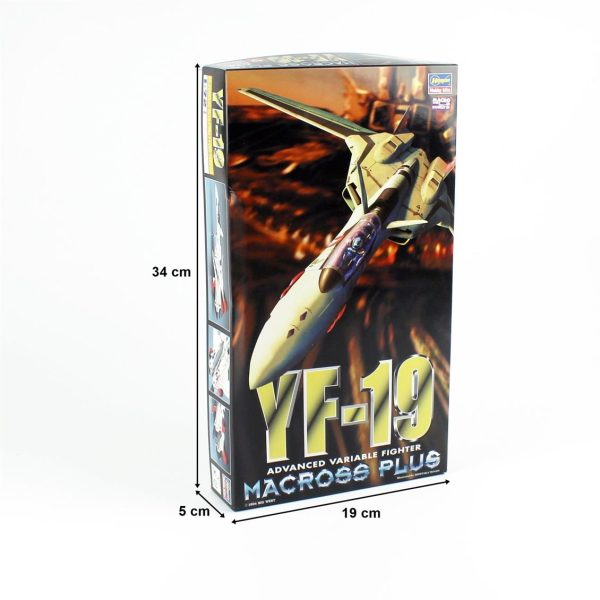 1/72 YF-19 Macross-Robotech TV Serisi Bilim Kurgu Maketi, Hasegawa 65709 - Görsel 5