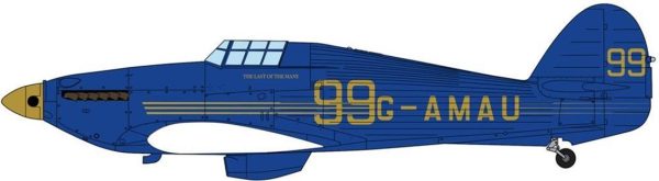 1/48 Hurricane Mk.IIC King Cup Air Race Savaş Uçağı Maketi, Hasegawa 09967 - Görsel 2