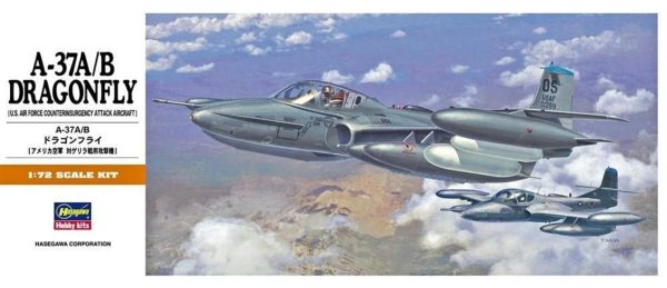 1/72 A-37 A/B Dragonfly Savaş Uçağı Maketi, Hasegawa 00142