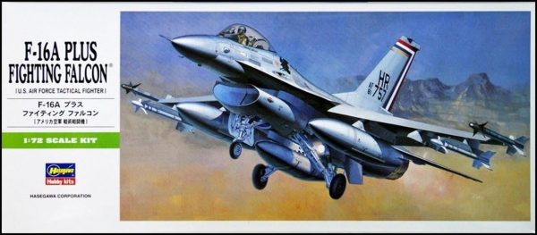 1/72 F-16A Plus Fighting Falcon Savaş Uçağı Maketi, Hasegawa 00231