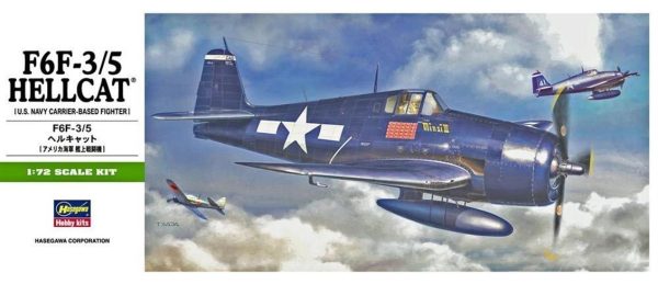 1/72 F6F-3/5 Hellcat Savaş Uçağı Maketi, Hasegawa 00241