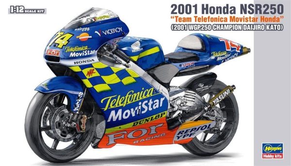 1/12 Honda NSR250 2001 Motosiklet Maketi, Hasegawa 21502