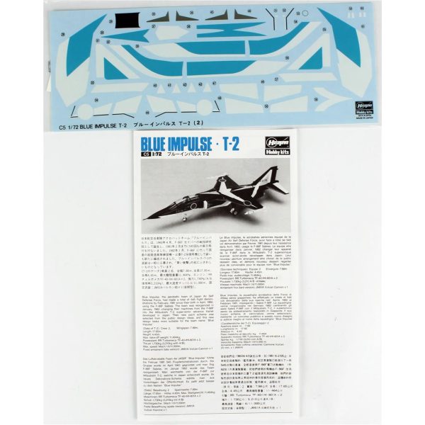 1/72 Blue Impulse T-2 J.A.S.D.F. Gösteri Ekibi Savaş Uçağı Maketi, Hasegawa 01335 - Görsel 3
