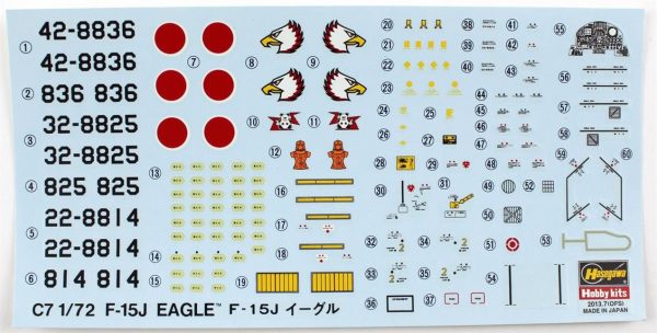 1/72 F-15J Eagle Savaş Uçağı Maketi, Hasegawa 01337 - Görsel 4