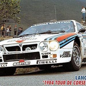 1/24 Lancia 037 (1984 Tour De Corse Ralli Şampiyonu) Yarış Aracı Maketi, Hasegawa 25030