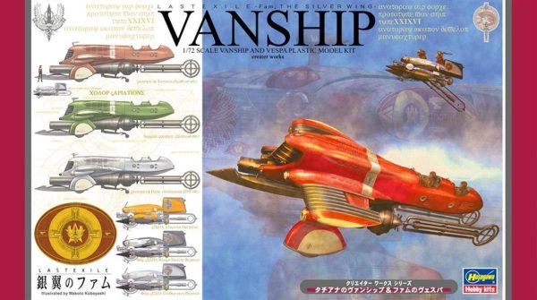 1/72 Tatiana's Vanship & Fam's Vespa Bilim Kurgu Maketi, Hasegawa 64507