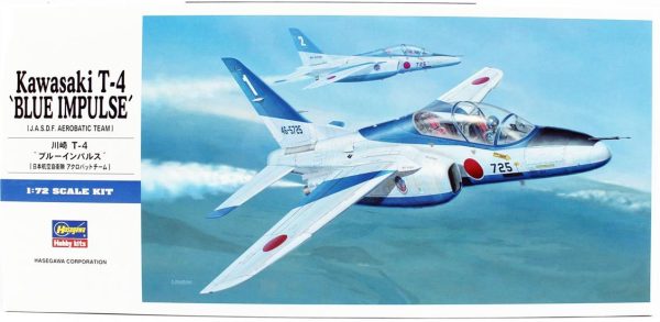 1/72 KawasakiT-4 (Blue Impulse) Savaş Uçağı Maketi, Hasegawa 01441
