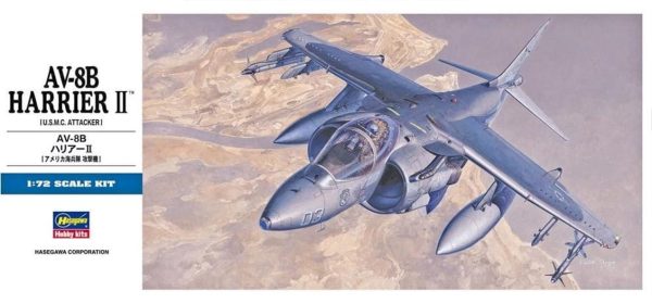 1/72 AV-8B Harrier II Savaş Uçağı Maketi, Hasegawa 00449