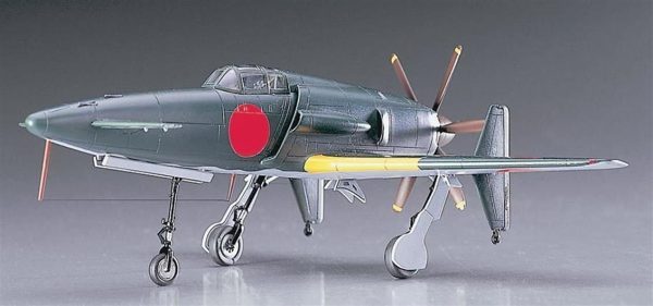 1/72 Kyushu J7W1 18-Shi Shinden Savaş Uçağı Maketi, Hasegawa 00450 - Görsel 2