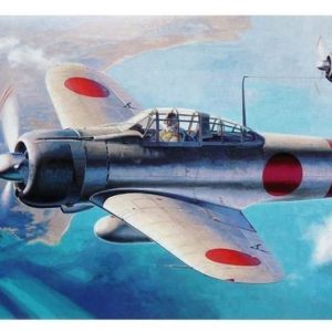 1/72 Mitsubishi A6M2 Zero Fighter Type 21 (Zeke) Savaş Uçağı Maketi, Hasegawa 00451